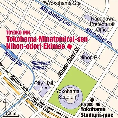 Toyoko Inn Yokohama Minatomirai-Sen Nihon-Odori Ekimae Hotel